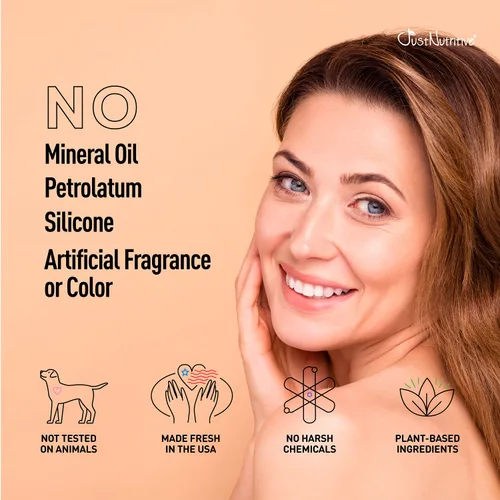 Vista 7 de Just Nutritive Crema facial de noche antienvejecimiento La mejor crema de noche para una piel de aspecto impresionante Crema antiarrugas Crema