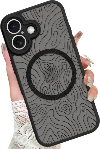 Vista 39 de KANGHAR - Funda para iPhone 11 [Compatible con Magsafe] Patrón estampado de leopardo Lindo guepardo Funda protectora magnética para niñas, mujeres