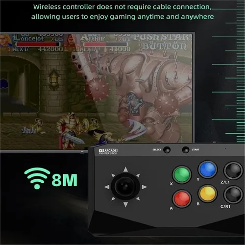 Vista 4 de Y3 Arcade 4K Video Game Console with Game Arcade Keyboard Built-in 10000 Games Stick