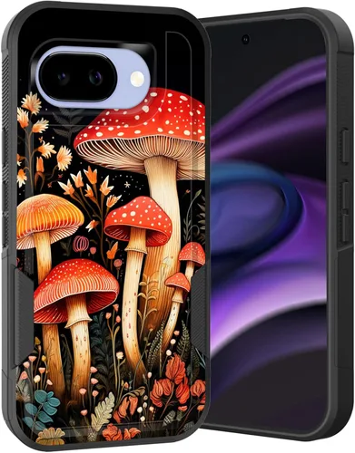 Vista 83 de Funda para Pixel 6A, Híbrida de Doble Capa de Servicio Pesado Resistente a Prueba de Golpes PC Duro + Funda Protectora de Silicona Suave para Google