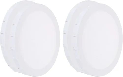 Vista 8 de PATIKIL Paneles de lienzos de pintura para pintura, paquete de 4 paneles redondos de madera de 4 x 4 pulgadas, paneles de arte en blanco estirados