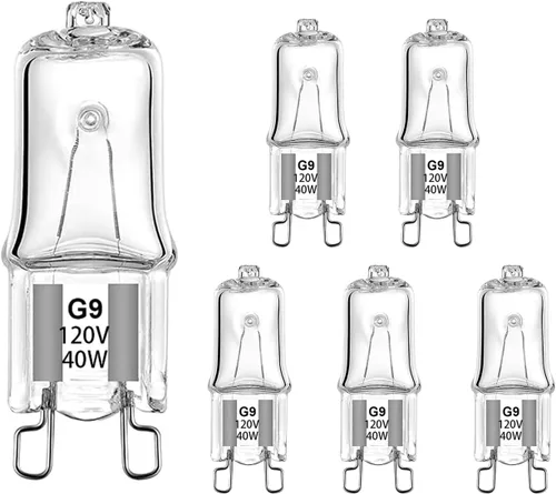 Vista 7 de SDTC Tech Paquete de 6 bombillas halógenas para horno microondas GE, G8 120 V 20 W, luz nocturna/bombilla de estufa para GE Samsung Kenmore Elite