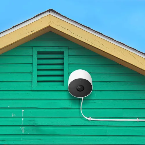Vista 8 de DIANMU Cable de alimentación de 20 pies con adaptador para Google Nest Cam Blanco