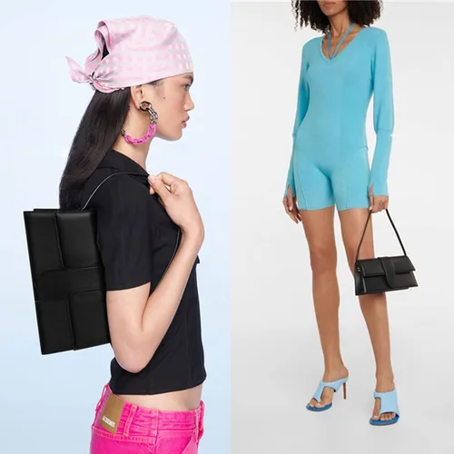 Vista 4 de Bolsos de hombro para mujer, bolso cuadrado Hobo tote mini bolso de mano pequeño bolso de hombro bolso cruzado bolso de mano