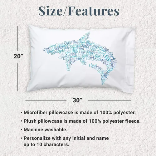 Vista 3 de Let's Make Memories Name Art - Funda de almohada, personalizada con nombre, hora de la siesta/hora de acostarse, mariposa