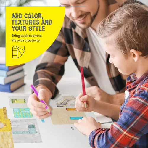 Vista 7 de Kit de arquitectura para niños - Kit de modelo de arquitecto para el hogar