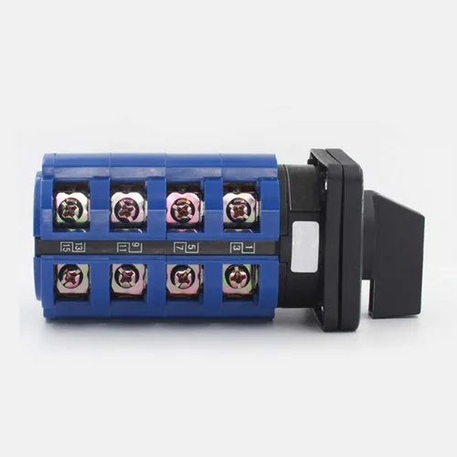 Vista 4 de Interruptor selector de cambio universal, interruptor de transferencia de energía, 3 posiciones 16 terminales, LW26-63/4 380V 63A Motor, Generadores