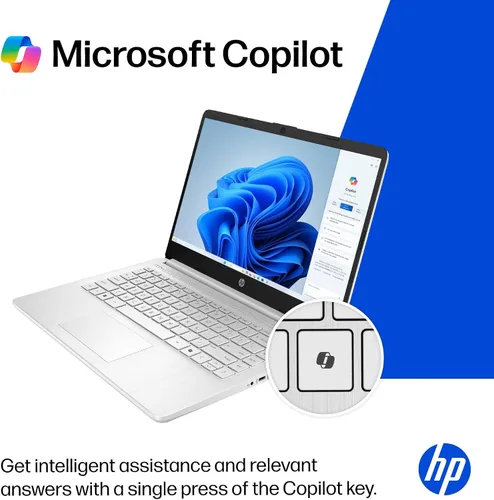 Vista 9 de Computadora portátil HP de 14 pulgadas 2026, procesador Intel, Office 365