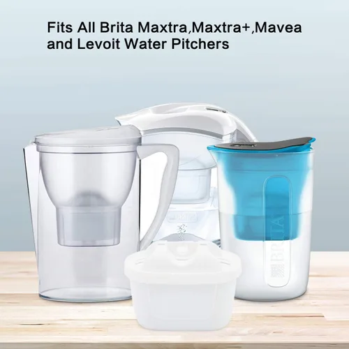 Vista 4 de Anmumu 1001122 Filtro de repuesto para cartuchos de filtro de agua Mavea 1001122 Maxtra y Levoit con eliminación de plomo y arsénico (paquete de 3)