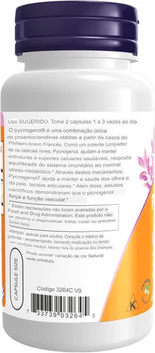 Vista 3 de Pycnogenol 30 mg 60 Cápsulas (Paquete de 2)