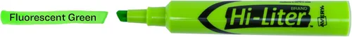 Vista 8 de Marcadores fluorescentes para escritorio HI-LITER, Verde fosforescente