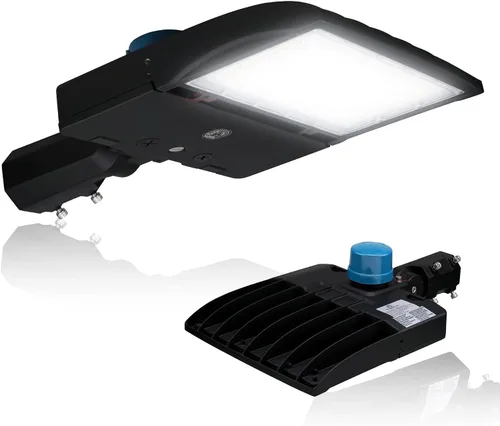 Vista 26 de RuggedGrade Vatiaje de luz LED NextGen IV de 100 W para estacionamiento Negro