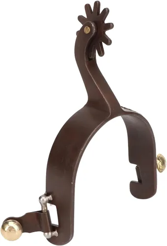 Vista 8 de Western Spurs, Vintage Spurs - Acero de bajo carbono para caballo