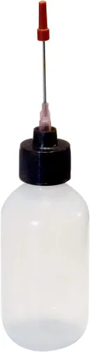 Vista 3 de Liberty Products Botellas exprimibles de plástico de 3-2 oz Aplicadores de acero inoxidable de 1.5 pulgadas