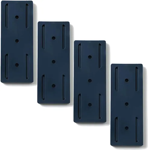 Vista 9 de Fijador de Enchufe de Escritorio Autoadhesivo, Soporte de Enchufe Adhesivo Sin Perforaciones Organizador de Cables Protector de Sobretensiones Sin