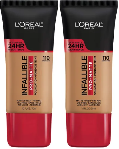 Vista 14 de L'Oreal Paris Cosmetics Makeup Infallible Pro-Matte - Base líquida de larga duración, True Porcelain, 1 onza líquida.