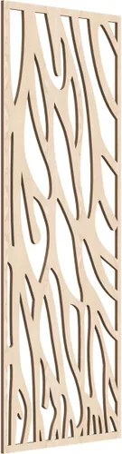 Vista 12 de 9 3/8"W x 24 3/8"H x 1/4"T Bristol Decorativos Paneles de Pared de Madera Calado, Cereza
