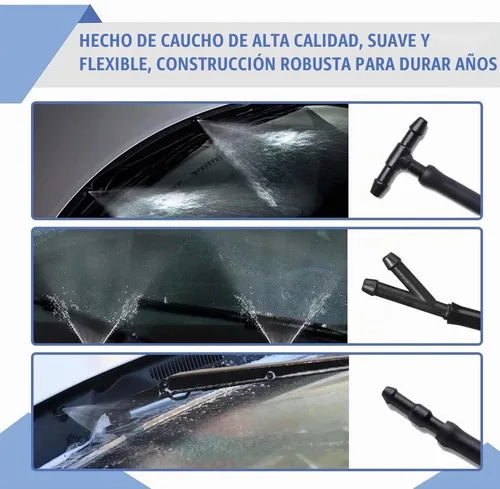 Vista 6 de Kit de boquillas de limpiaparabrisas delantero, chorro con conectores, accesorios de montaje de boquilla de parabrisas de automóvil para Honda Pilot