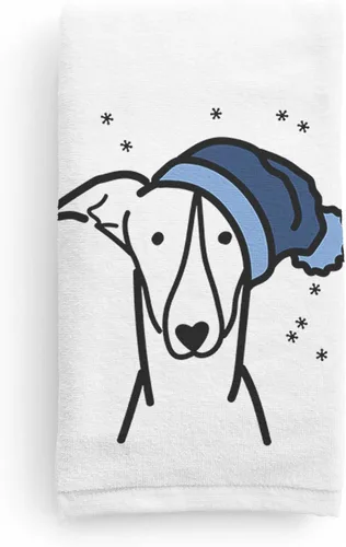 Vista 10 de Inkopious Gorro de invierno Airedale Terrier Toalla de mano decorativa - Decoración navideña para el hogar