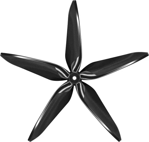 Vista 14 de Master Airscrew 3X Power Series 6x5 3-Blade Hélice - Negro - Normal/Tractor/CCW - Cinelifter, Heavylifter, X Class, Beast Class, Giant Drone Racing