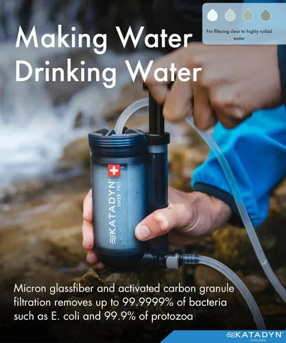 Vista 7 de Katadyn Hiker Pro - Filtro de agua transparente para bomba de mano
