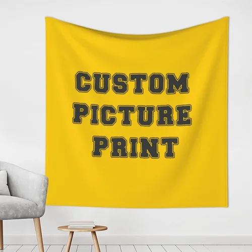 Vista 8 de GSHUJBV Tapiz personalizado para subir imágenes de fondo, tapiz personalizado para colgar en la pared, imprime cualquiera de tus diseños, pancartas