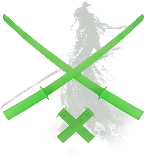Vista 9 de 2 PCS 3D Impreso Gravedad Retráctil Samurai Espada Modelo Juguetes Halloween Juguete Portátil Espada Samurai Gravity-powered segments extend from