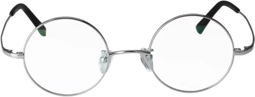 Vista 15 de Agstum Marco de gafas ópticas redondas retro de titanio puro 44-24-140