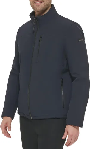 Vista 2 de Calvin Klein Abrigo, chaquetas para hombre, carcasa suave con forro Sherpa