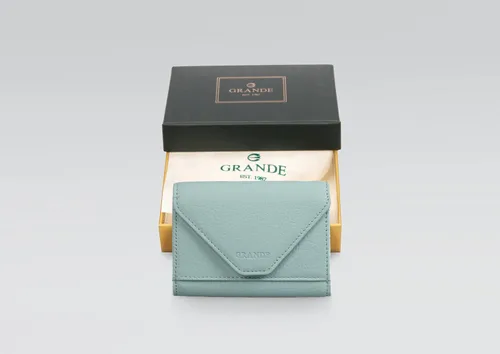 Vista 62 de grande Estuches para tarjetas 3639, Naranja, Tarjetero de cuero con cierre magnético, cartera pequeña de acordeón para mujer