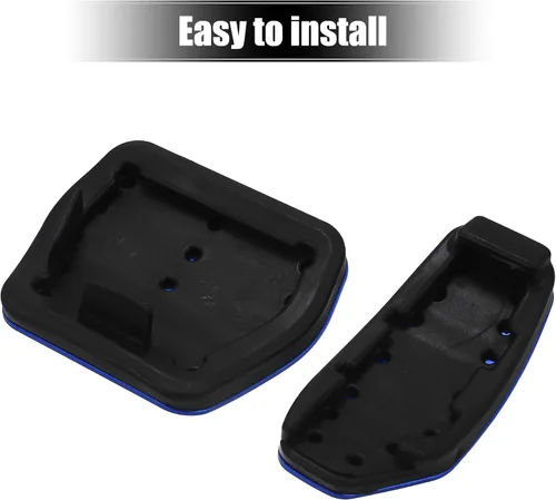 Vista 6 de X AUTOHAUX 1 Unidades Antideslizante Sin Perforación Aleación de Aluminio Freno y Gas Pedal Cubiertas de Pedal de Pie Almohadillas para Nissan Kicks