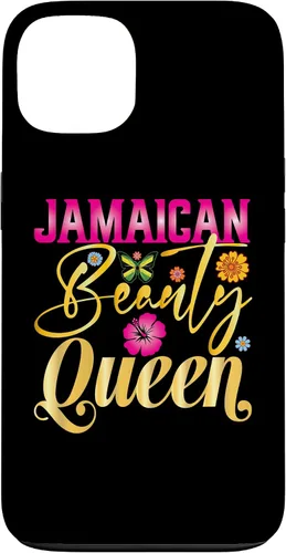 Vista 7 de iPhone 16 Jamaican Beauty Queen Jamaica Flag Jamaica Girl Souvenir Case