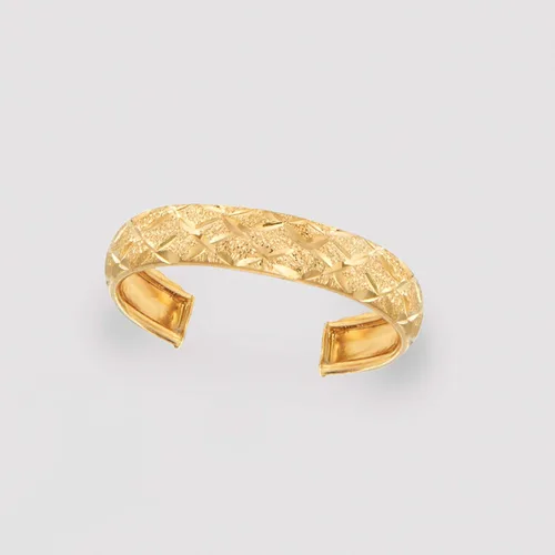 Vista 2 de RS Pure by Ross-Simons - Anillo de oro amarillo de 14 quilates con corte de diamante ajustable Oro no conocido