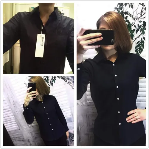 Vista 2 de Womens Oxford Shirts Button Up Shirts for Women Business Casual