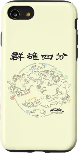Vista 18 de Funda para iPhone 16 Avatar: The Last Airbender World Map