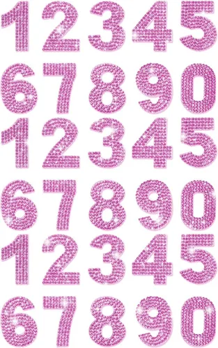 Vista 10 de PRATIQUE Calcomanías de letras del alfabeto con diamantes de imitación con purpurina, 26 letras autoadhesivas para arte y manualidades (rojo)