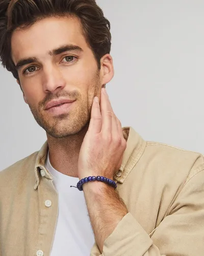 Vista 3 de Kendra Scott Pulsera de cuentas Cade para hombre, joyería fina