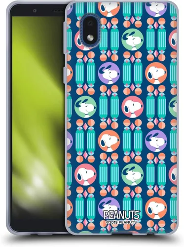 Vista 36 de Head Case Designs Snoopy Deco Dreams - Funda de gel con licencia oficial de Peanuts Blue Pattern [protección de grado militar] compatible con Google