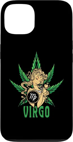 Vista 7 de Zodiac Stoner Vibes: Virgo Cannabis Weed Horoscope Design Case para iPhone 17