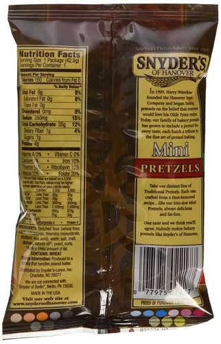 Vista 2 de Snyder's of Hanover Mini pretzels, bolsas de 1.5 onzas, 48