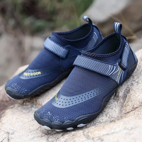 Vista 4 de YING LAN Zapatos de agua para hombres y mujeres, de secado rápido, antideslizantes, para la playa, natación, deportes acuáticos, buceo, vela, kayak