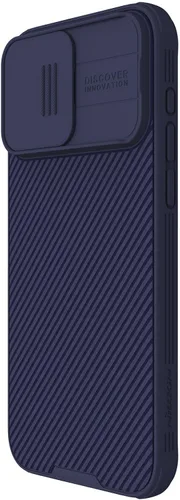 Vista 7 de Nillkin CamShield Pro - Funda magnética para iPhone 15 Pro Max, compatible con MagSafe, funda deslizante para cámara, color morado oscuro