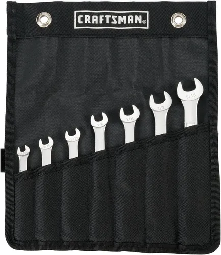 Vista 4 de CRAFTSMAN Juego de llaves SAE, 7 piezas, incluye bolsa de herramientas (CMMT21085)