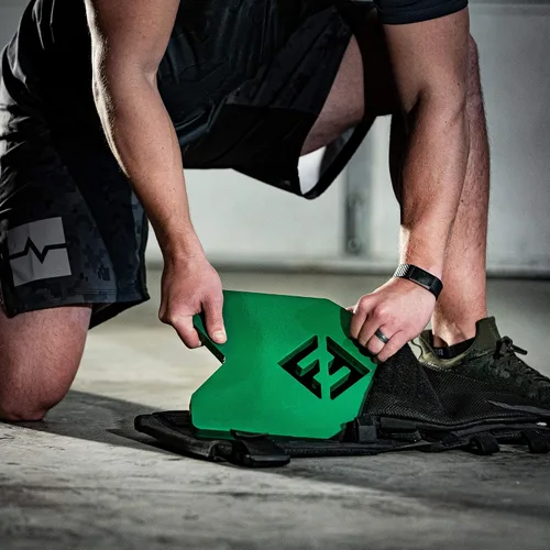 Vista 3 de F&F Fitness - Juego de placas de chaleco de peso de 10 libras a 50 libras, compatible con la mayoría de chalecos y portadores
