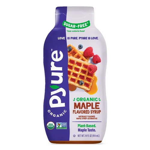 Vista 11 de Pyure - Jarabe orgánico de caramelo para postres Aderezo de caramelo sin azúcar para helado keto, panqueques, dulces bajos en carbohidratos 1 g