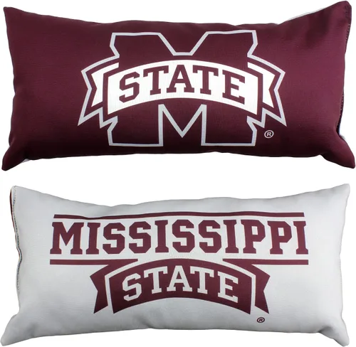 Vista 6 de College Covers Everything Comfy Arkansas Razorbacks Almohada Bolster de Viaje Pequeña Decorativa de 2 Lados 16 x 6 pulgadas