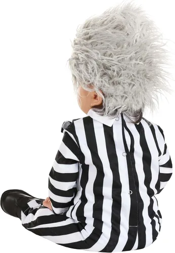 Vista 3 de Disfraz infantil de Beetlejuice, Negro