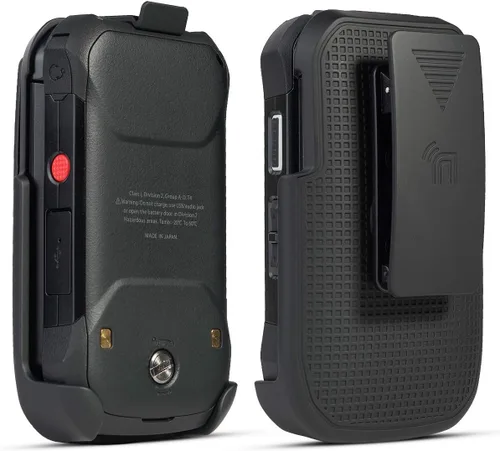 Vista 7 de Nakedcellphone Funda para Kyocera DuraXV Extreme, DuraXE Epic, DuraXA Equip, [giratorio/trinquete] Funda con clip para cinturón para Verizon E4810
