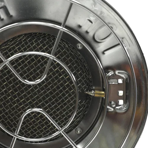 Vista 8 de Mr. Heater MH15 Calentador de propano para exteriores con tanque único, color plateado