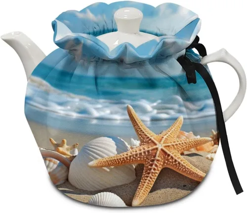 Vista 27 de DISNIMO Funda de tetera aislada a prueba de polvo con diseño floral de colibrí, para mantener el calor, accesorios decorativos, colcha